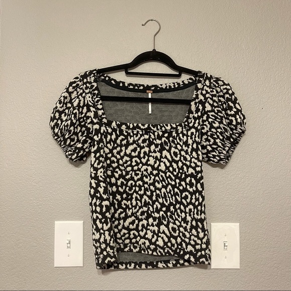 Free People No Type Tee Square Neck Top - Picture 2 of 9